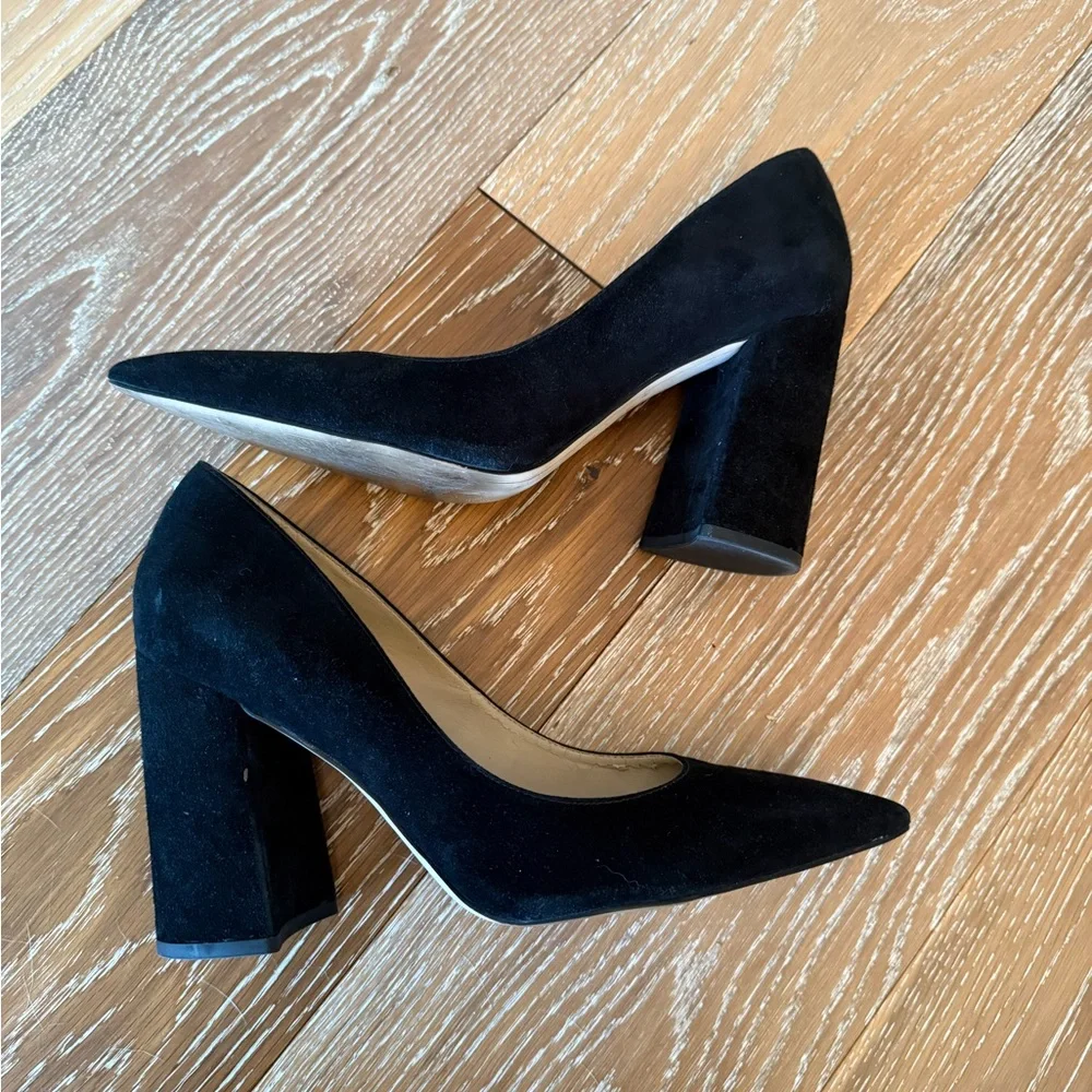 Sam Edelman Halton black suede block heel